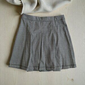 MAX STUDIO Brown Pleated Stretch Holiday Skirt Size Small NEW NWT